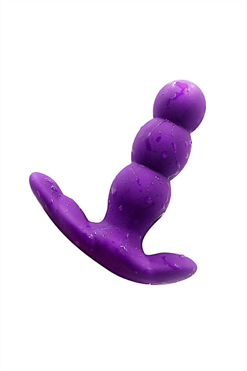 Вибратор анальный Nalone Pearl силикон фиолетовый 12 см