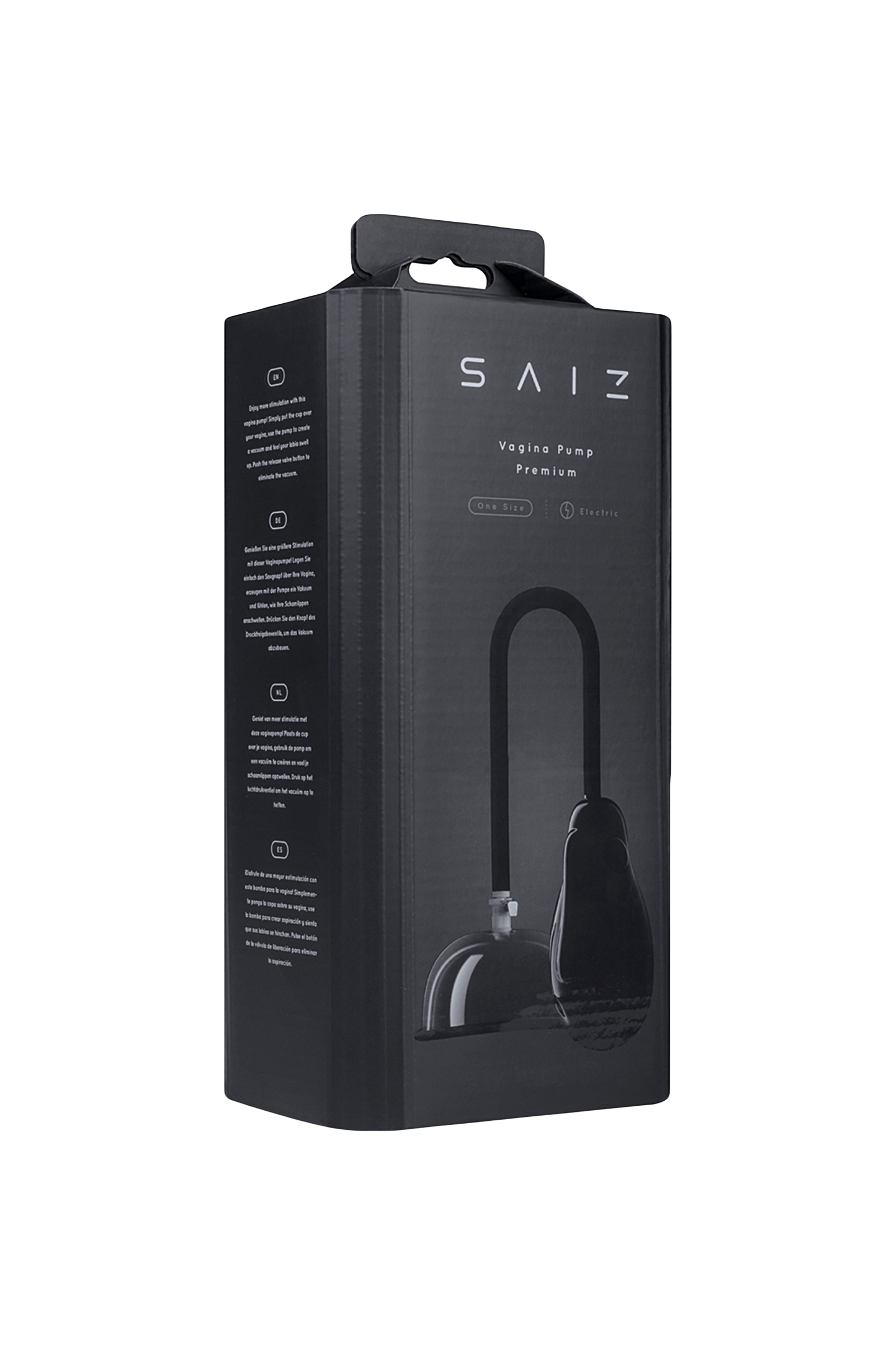 Помпы для клитора и вагины Saiz Premium чёрный 44 см