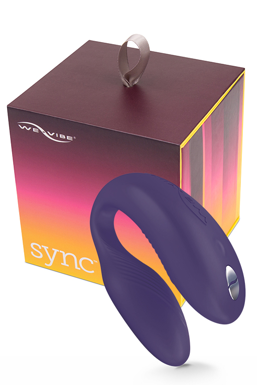 Вибромассажер для пар We-Vibe Sync Purple фиолетовый