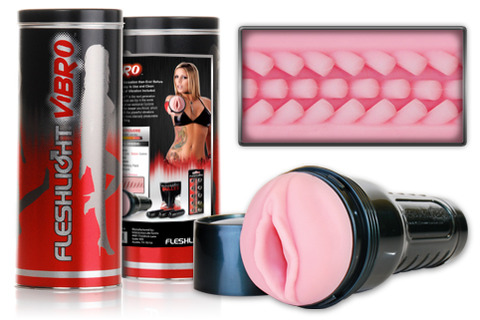 Мастурбатор Fleshlight Vibro Pink Lady Touch с рельефом и вибрацией