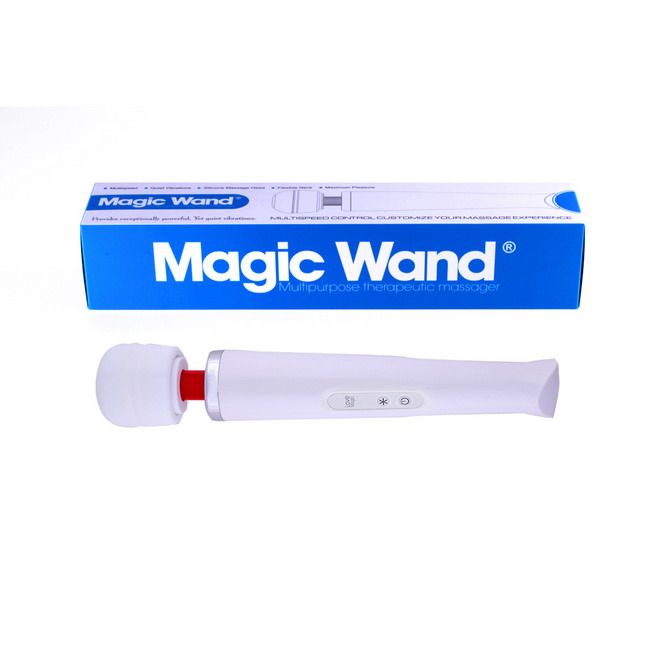 Вибромассажер Hitachi Magic Wand беспроводной 20 режимов белый