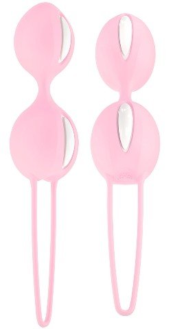 Шарик вагинальные Smart Balls Duo розовые 3,6 см