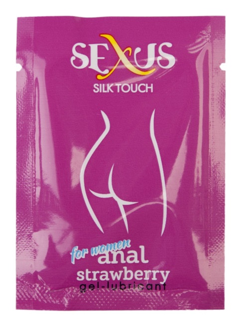 Анальная гель-смазка на водной основе д/жен.с ароматом клубники Silk Touch Strawberry Anal 6 мл