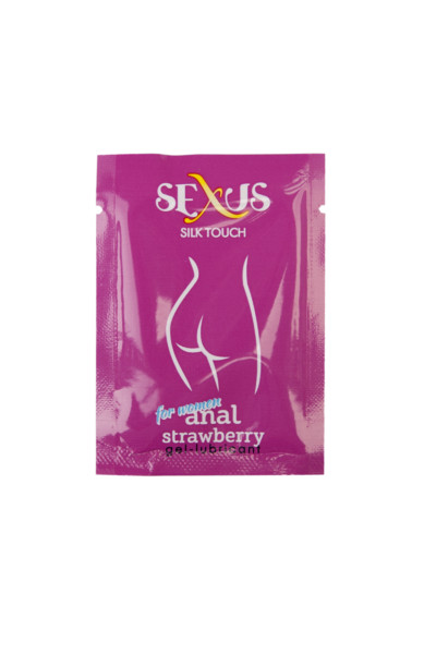 Анальная гель-смазка на водной основе д/жен.с ароматом клубники Silk Touch Strawberry Anal 6 мл