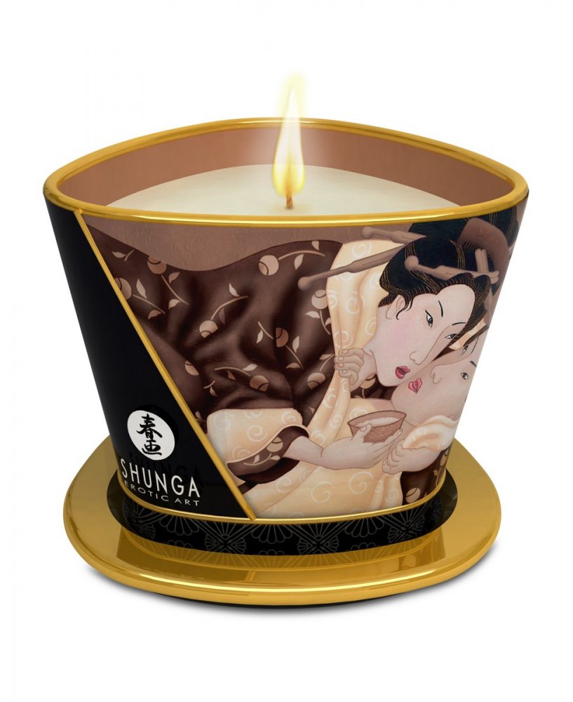 Массажное аромамасло свеча Пьянящий шоколад 170 мл