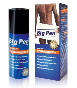 Крем Big Pen – для увеличения полового члена 20 гр