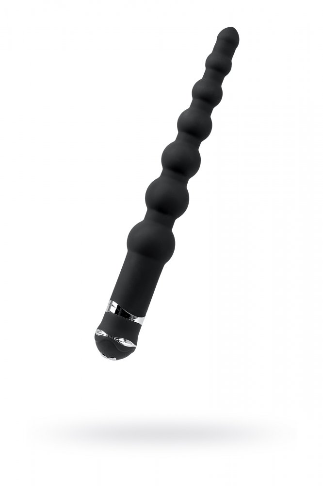 Анальный вибростимулятор TOYFA силикон черный 35 см (без упаковки)