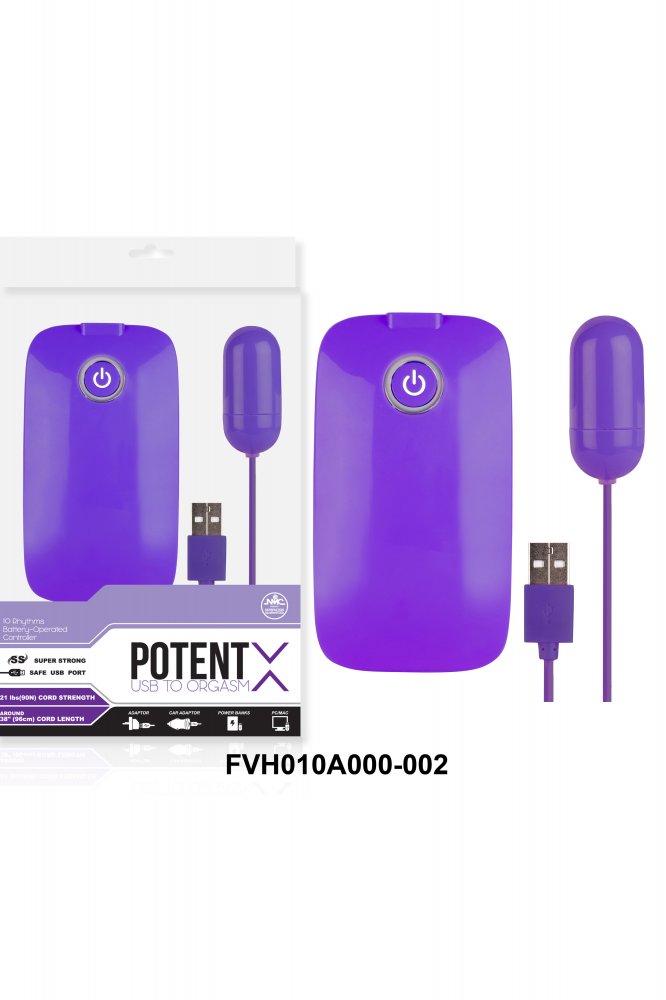 Виброяйцо 10 режимов вибрации фиолетовое 5 см