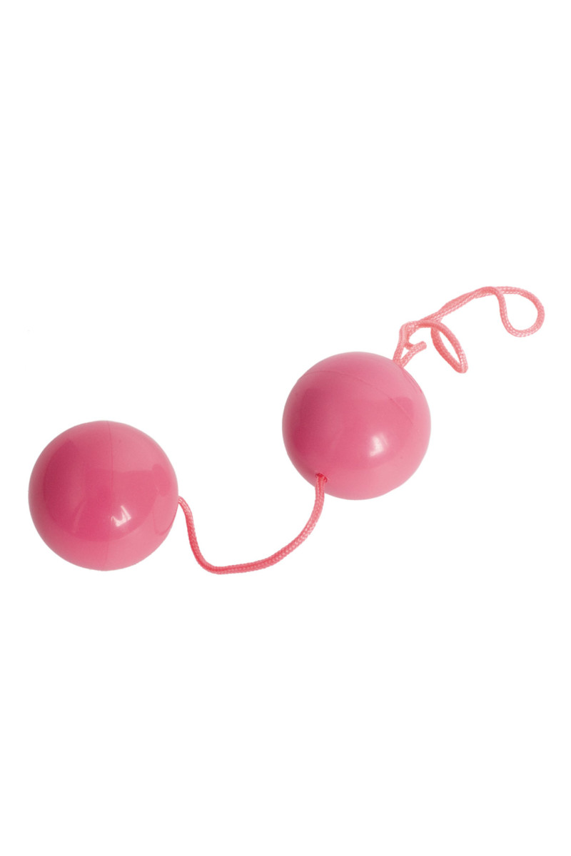 Вагинальные шарики для укрепления мышц розовые 3 см